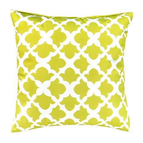 Gardenista Outdoor Decorative Scatter Cushion | Water Resistant Indoor Garden Printed Cushions | Soft & Comfy Hollowfibre Filled Patio Furniture Pillow | Durable and Easy to Clean (Lime, 45x45cm) โ image 1