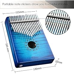 Mini Doigt Kalimba Pouce Piano Kalimba Boîte Électrique Instrument De Piano À Pouce 17 Touches Boîte De Protection Haute… - Les Beatles, Paul McCartney, John Lennon, RIngo Starr, George Harrison Mini Doigt Kalimba Pouce Piano Kalimba Boîte Électrique Instrument De Piano À Pouce 17 Touches Boîte De Protection Haute… – Image 2