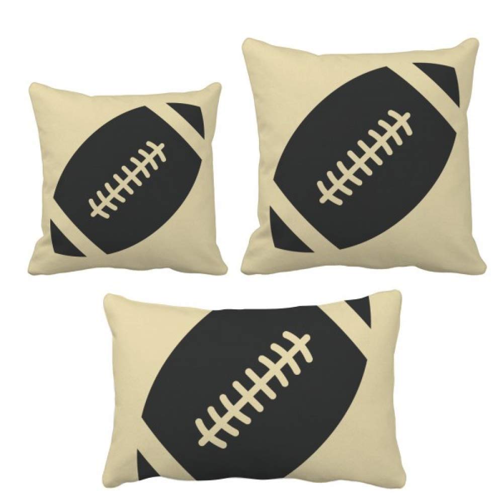 Housse de coussin de football moderne pour décorer la chambre d'enfant ou le salon de match