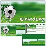 KOMPLETT KARTEN-SET - Sie erhalten 12 Einladungskarten und 12 passende Umschläge im DIN lang quer Format (Karte: 21 x 10,5 cm, Umschlag: 22 x 11 cm) - deutlich größer als eine übliche Postkarte.