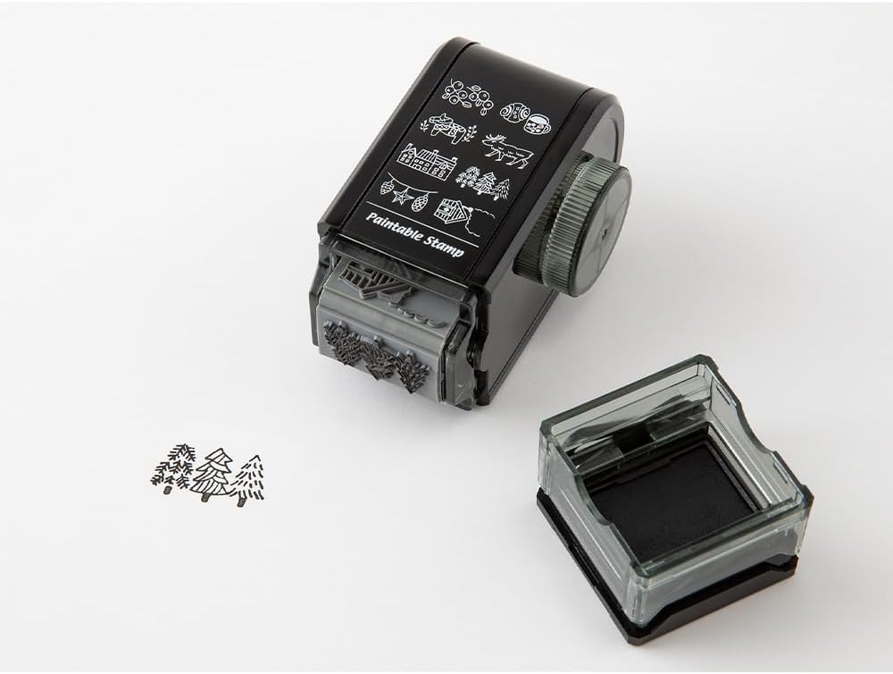 Midori 35585006 Rotating Stamp Dial Scandinavian Pattern