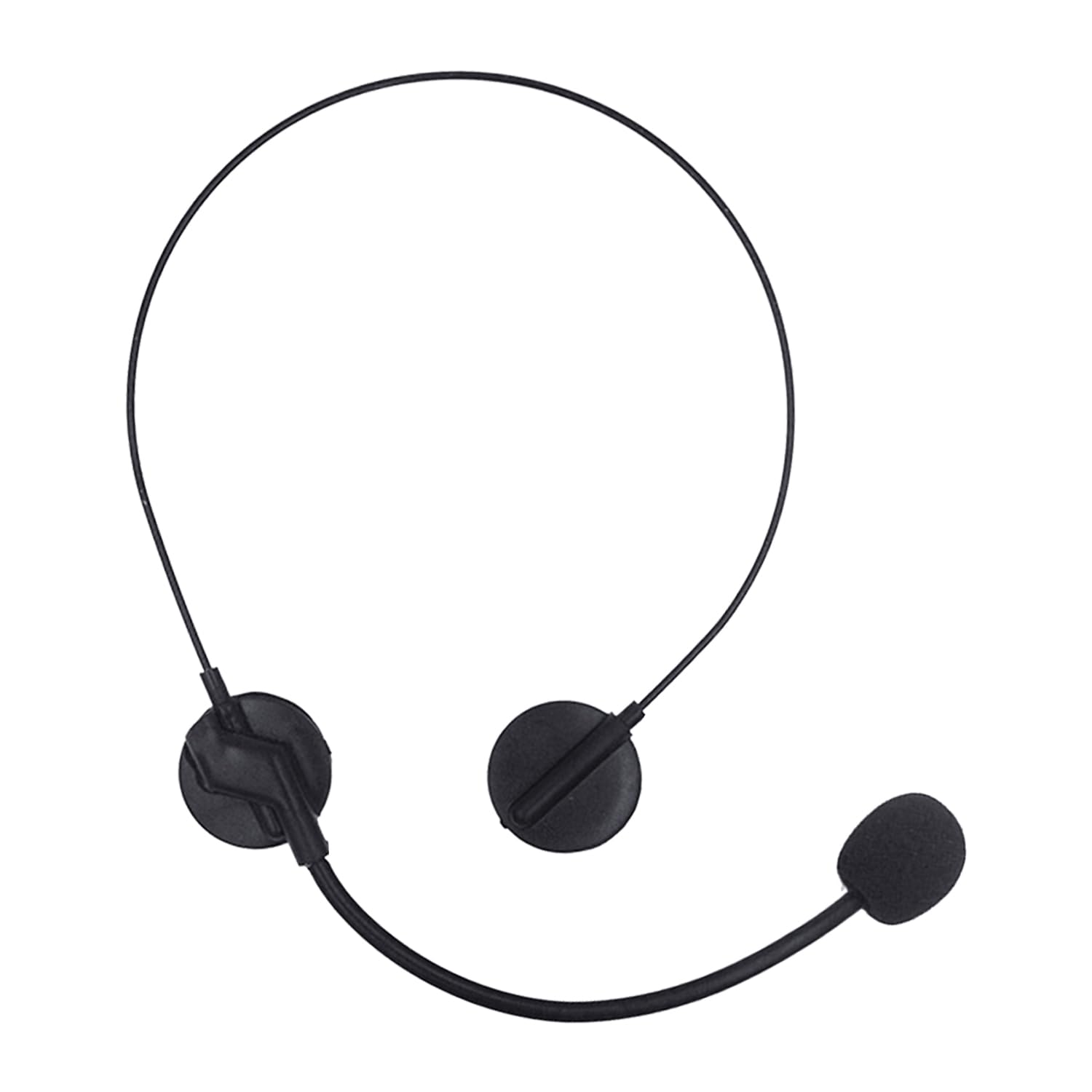 KRYMSON 1 pieza de accesorios para micrófono, juguete falso para auriculares, micrófono de juguete, adecuado para fiestas de baile, fiestas, juegos de rol