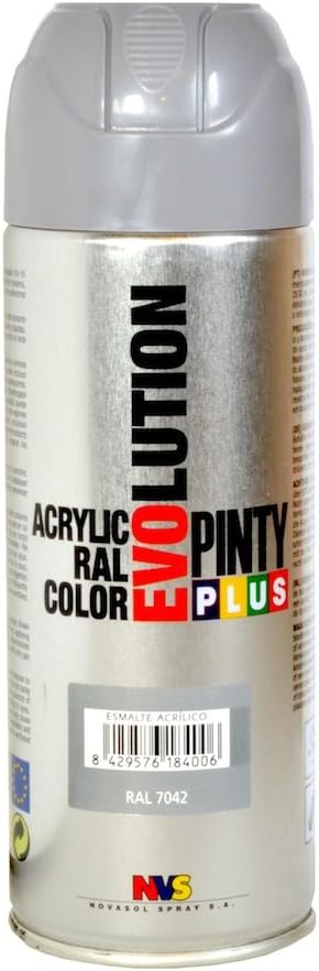 Pinty Plus - Evolution - Gloss - 400ml - 596 - Traffic Grey - RAL 7042