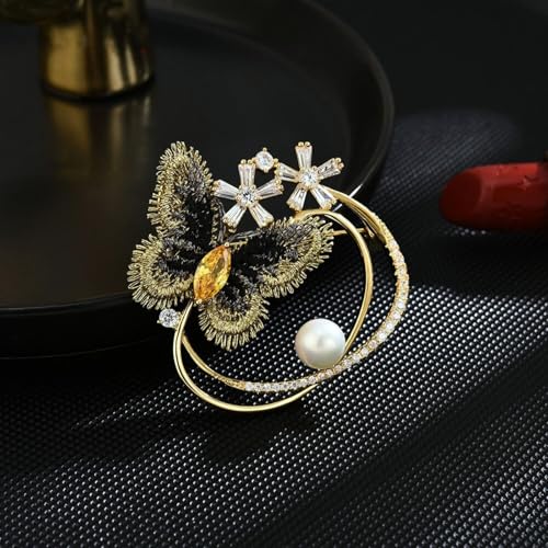 Image of Animal Brooch for Women Girls Rhinestone Animal Brooch Lapel Pin Jewelry Gift for Mom Wife