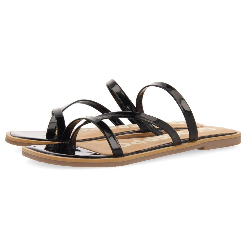 Gioseppo RHYL, Flat Sandal, Black,