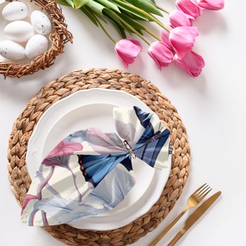 Servilletas de Tela Floral Set x6 50.5x50.5 cm Multicolor miniatura 4