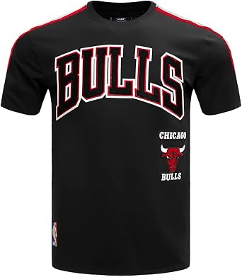 Pro Standard Mens NBA Retro Classics Cotton Single Jersey Taping Tee
