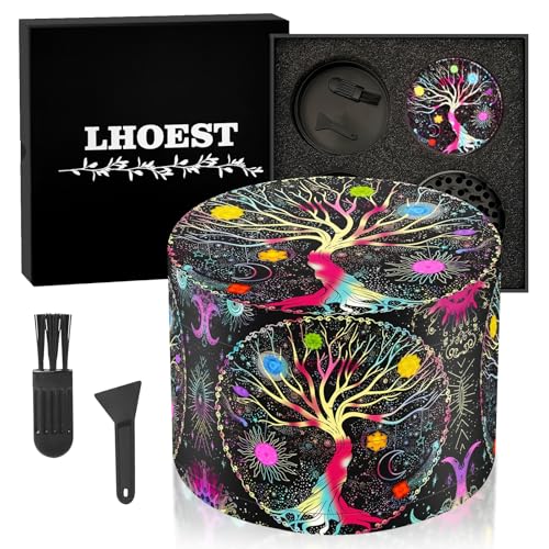 LHOEST Grinder Grand broyeur 63 mm Moulin à épices en métal en forme d'arbre Lot de 4 pour épices