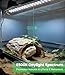 12W T5 UVB LED Reptile Light – High Output UVA UVB Light for Bearded Dragon, T5 10.0 UVB Reptile Light Fixture (19.6