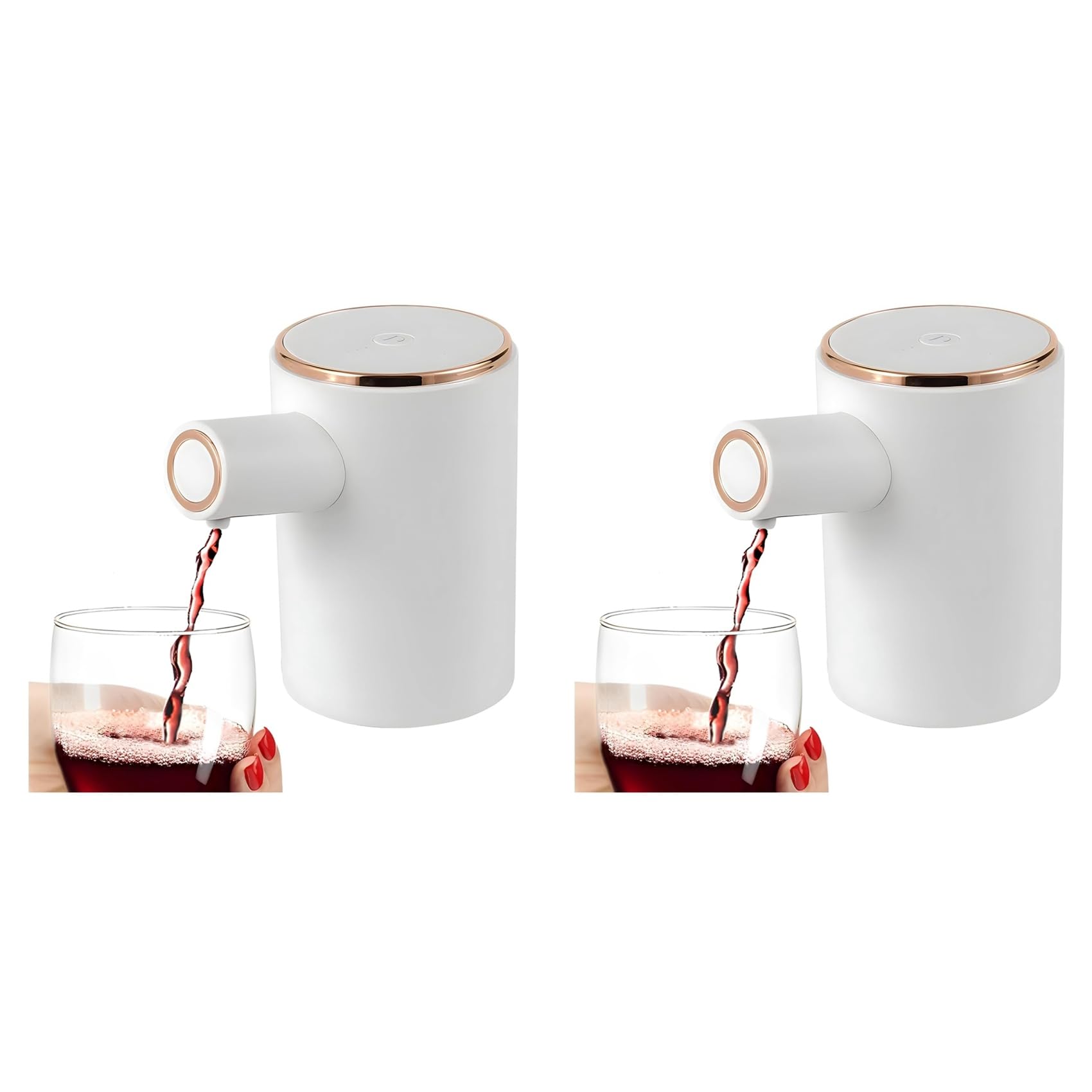 Hndhbfgrt 2X Electric Wine Aerator Dispenser for Wine, Whiskey,Soju, and Liquor Perfect Wine Dispenser Machine, Liquor Pourer