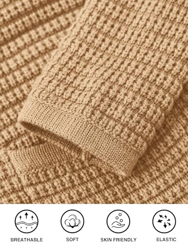 PRETTYGARDEN Women Knit Cardigan Sweaters Fall Fashion Long Sleeve Open Front Button Down Trendy Casual Jacket Winter Clothes