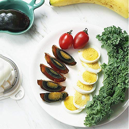 Egg Slicer, Multi-function Egg Slicer, 2-in-1 Slice and Wedge-shaped Boiled Egg Slicer, Stainless Steel Multi-line Egg Slicer, Strawberry Fruit Egg Cutter (Red) - Thumbnail 6