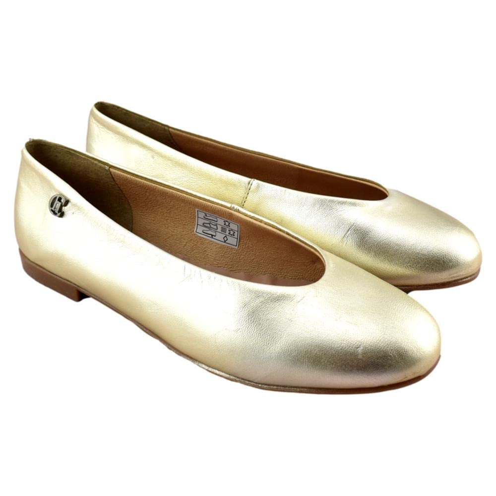 CHAMBY Manoletina de Piel Plana 964766 Cuero