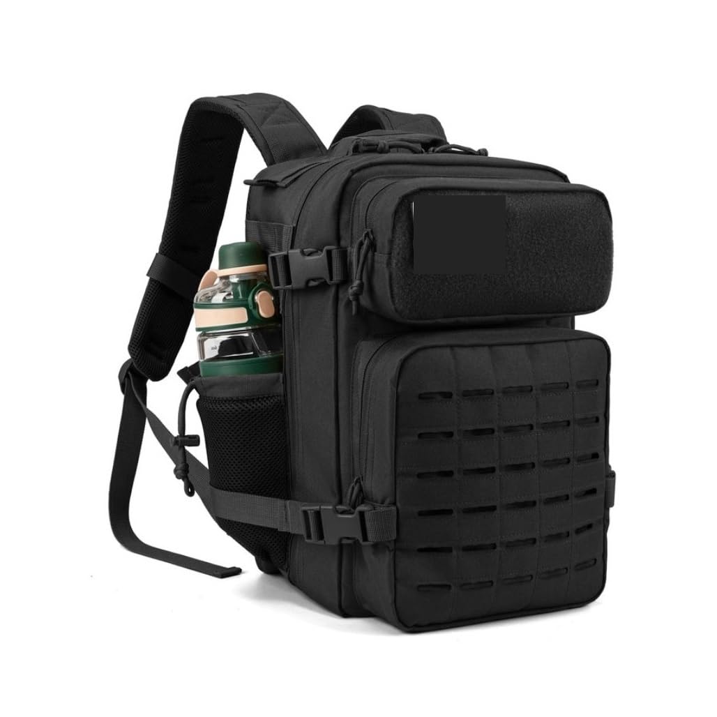 Mochila Viaje Mochila Montaña Mochila De Senderismo Y Acampada, Mochila De Montañismo Multifuncional Para Exteriores Mochila Trekking(Black)