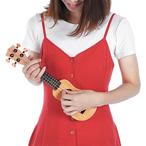 Ukulele 17 inch Red Pine Ukulele Guitar Spruce Wood Ukulele Guitar with Storage Bag (41x12x4.3cm) Guitar - Les Beatles, Paul McCartney, John Lennon, RIngo Starr, George Harrison Ukulele 17 inch Red Pine Ukulele Guitar Spruce Wood Ukulele Guitar with Storage Bag (41x12x4.3cm) Guitar – Image 7