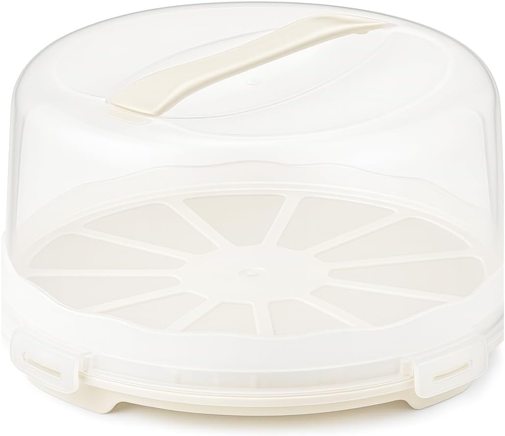 Best House | Round Cake Box | White | 1 Pc | W 32.5cm x H 12.5cm ...