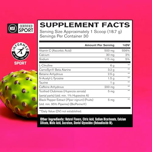 BARE-PERFORMANCE-NUTRITION-BPN-Flight-Pre-Workout-Supports-Energy-and-Mental-Focus-Improved-Endurance-Muscle-Pumps-with-CarnoSyn-Beta-Alanine-Prickly-Pear-30-Servings