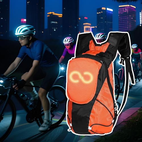 Sac à dos de cyclisme à LED pour courir et marcher la nuit sans danger