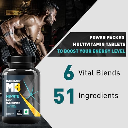 MuscleBlaze MB-Vite Daily Multivitamin, 30 Tablets - Image 6