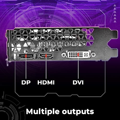 ZEBRONICS GTX1050TI-4GD5 Graphic Card with Display outputs HDMI, DVI & VGA,PCI Express x16 (pci_e), 4GB GDDR3 RAM - Image 3