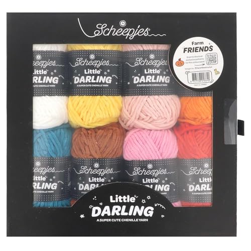Scheepjes Little Darling Pack de Hilos para Amigurumi Granja 3