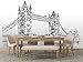 Oedim Fotomural Vinilo Adhesivo Trazos Puente de Londres, Vinilo Adhesivo Decorativo para Habitaciones, decoración para Paredes, Vinilo Adhesivo