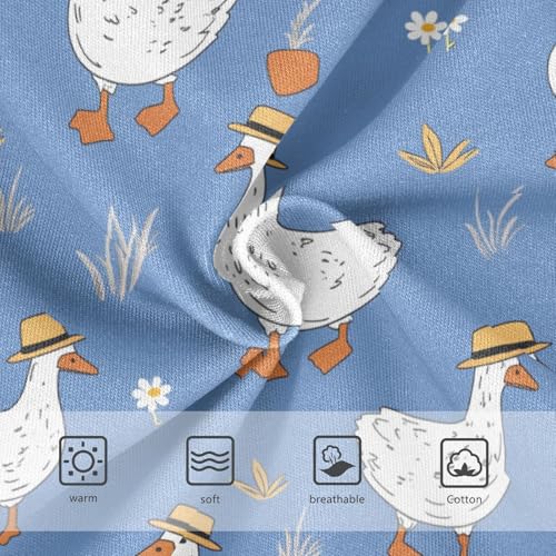 Wusikd White Geese Girls' Underwear Cotton Girls Briefs Soft Toddler Underwear 2T3