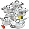 Cook N Home 2410 Stainless Steel 12...