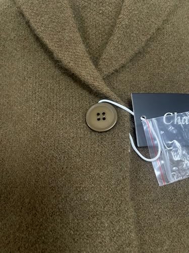 CHARTOU Women Long Cardigan Notched Collar Button Down Loose Fit Knit Blazer Sweater Jacket3