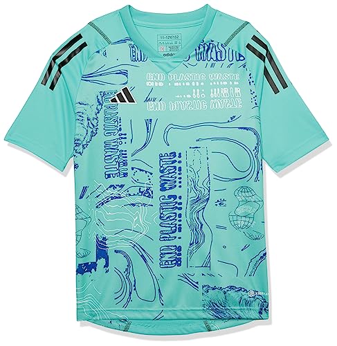adidas Boys' Tiro Jersey, Acid Mint, XX-Small