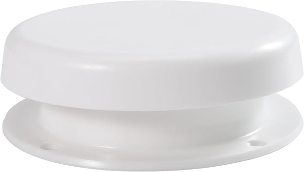RV Roof Mushroom Vent, Mushroom Plumbing Vent for Keystone 5th Wheel RVs Travel Trailers, Universal Screw-In Style with Water Guard 1
