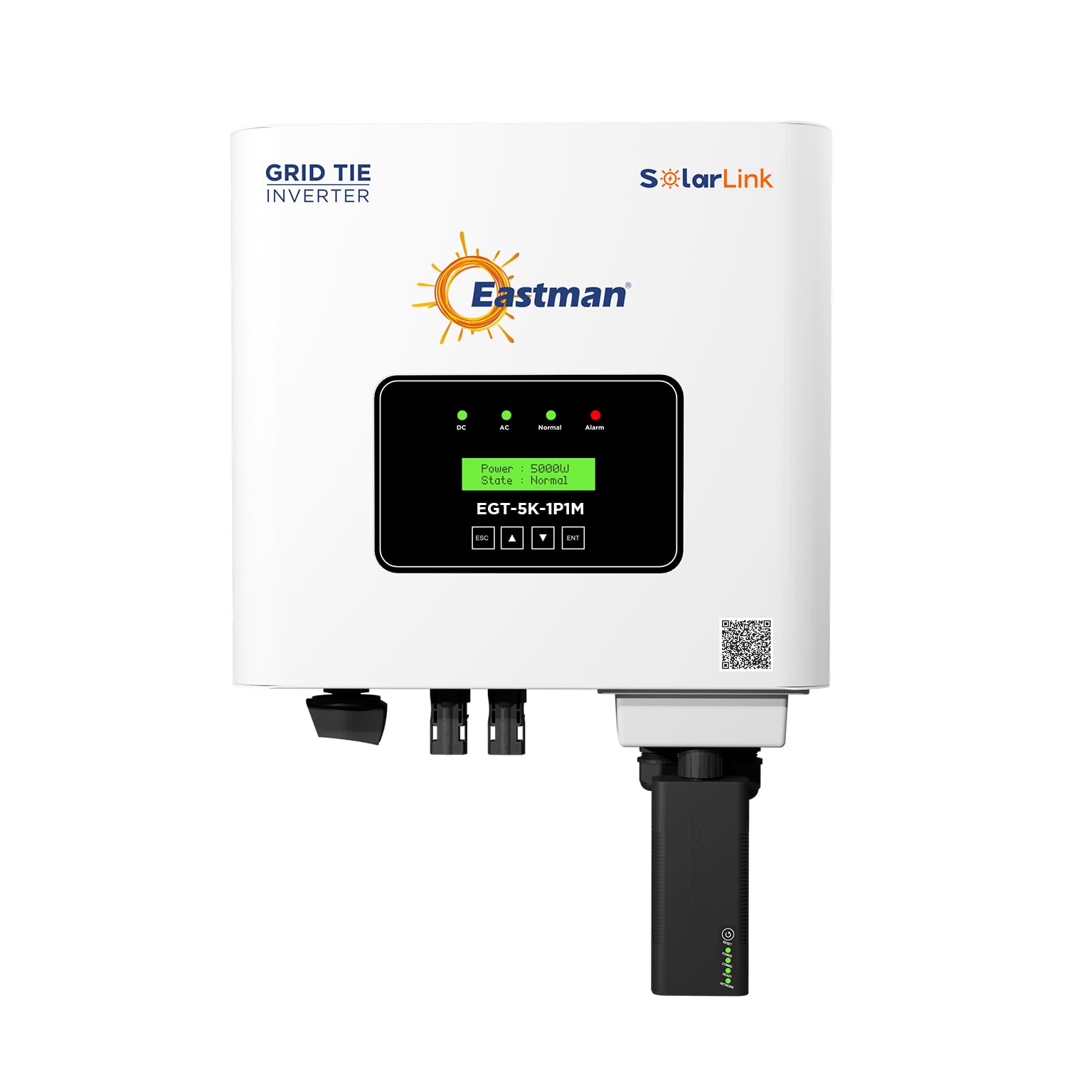 Eastman EGT-5K.1P1M, 5 KW 1 Phase Grid Tie Solar Inverter, IP65 Protection, 10-Year Warranty