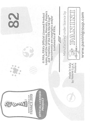 Miniatura 2 de 2019 Panini FIFA Women's World Cup France Album Stickers (Individual Sticker Only) Soccer #82 Nigeria Team Photo Nigeria 2 Inch by 2 1/2 Inch