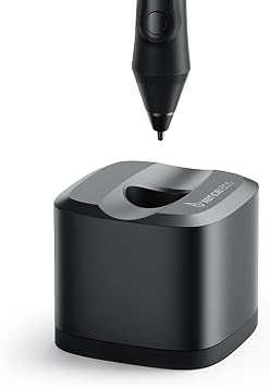 Xencelabs Pen Holder with Base Compact Silicone & Aluminum Pen Accessory, Stylish Black Pen Holder for Home, Office & Studio