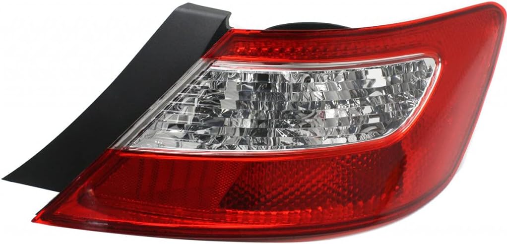 CarLights360: For 2006 2007 2008 Honda Civic Tail Light Assembly Driver and Passenger Side DOT Certified | HO2800165 HO2801164 | 33551-SVA-A02, 33501-SVA-A02 Vehicle Trim: Coupe