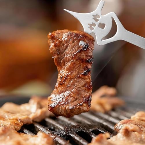 Accessoires de grill robustes avec kit d'outils de barbecue en acier inoxydable durable