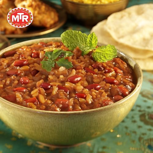 MTR Ready-To-Eat: Rajma Chawal - Red Kidney Beans Rice - Microwavable Rice Packs for Instant Meals - Delicious & Nutritious Rice Ready in Minutes - Suitable for Vegetarians with Natural Ingredients - (Pack of 6) - Thumbnail 6