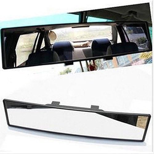 u-Box Car Rear View Mirrors, 12" Car Universal Wide Angle Rear View Mirror, 300mm Wide Convex Curve Interior Clip On Panoramic Rear View Mirror