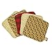 Trend Lab NorthwoodsWash Cloth Set, Red/Tan, 5-Count