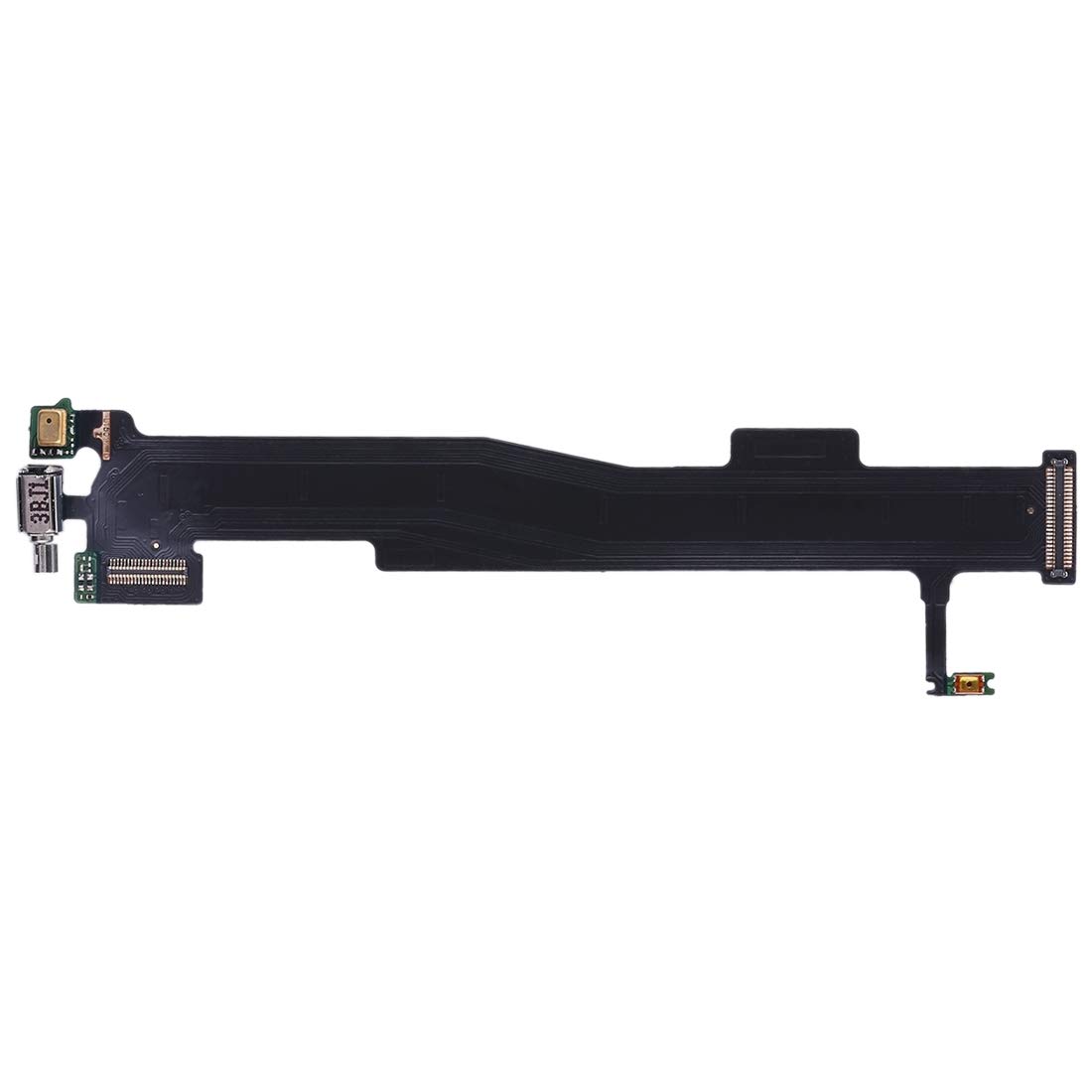 LUANAYUAN Power Button Flex Cable with Microphone & Vibrator Replacement