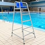 BOTOWI Escalera de Piscina de 120/150/180 cm con Silla de socorrista Acero...