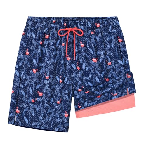 Maillot de bain homme anti frottement doublure compression short plage L