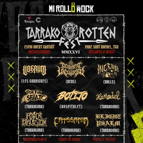 Tarragona NO SE PUDRE, gracias al ROTTEN FEST, Mi Rollo Es El Rock 1128