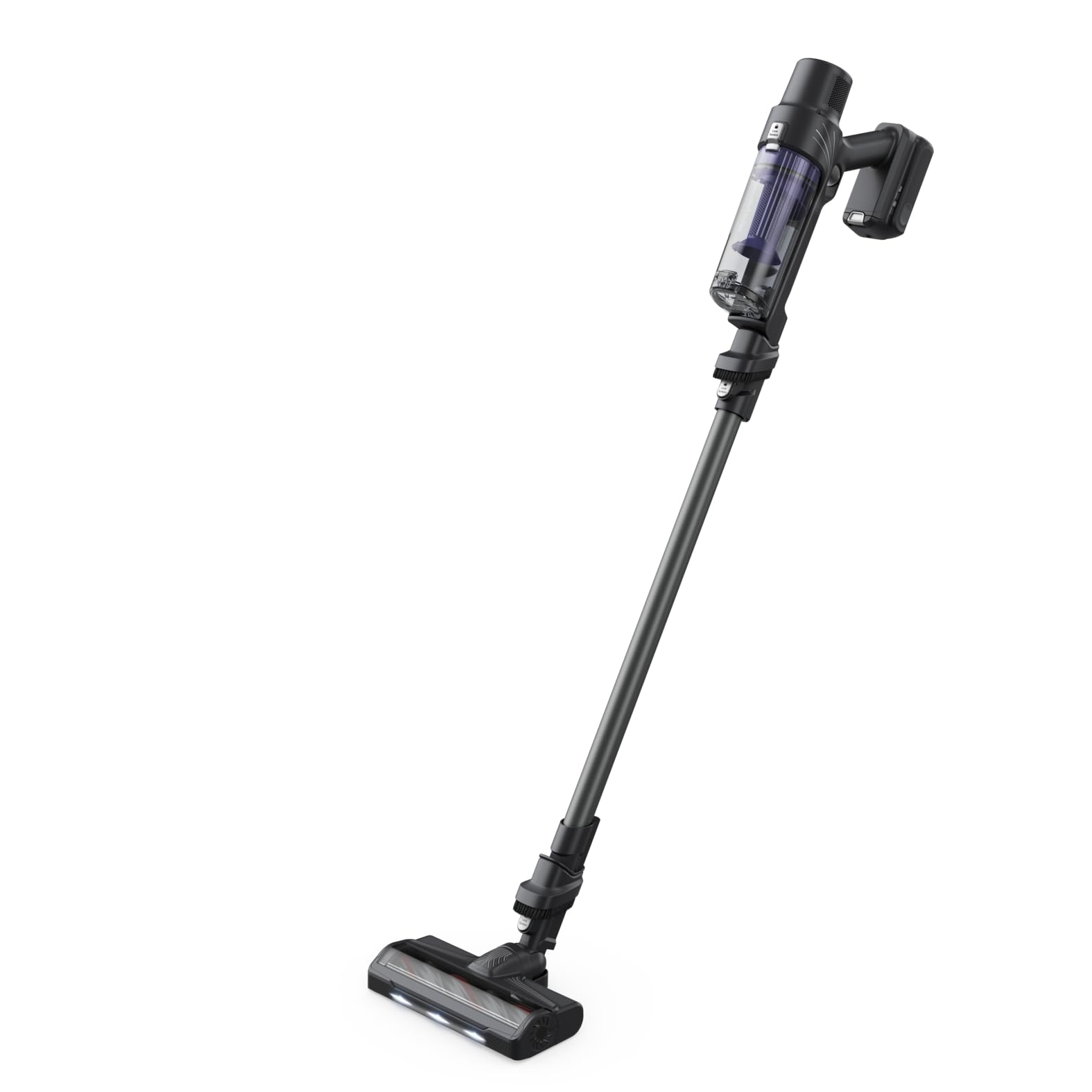 Rowenta X-PERT 7.60, Akkustaubsauger, 140 W Saugleistung, langlebiger Akku, Hochleistungs-LED-Bodendüse, Ultraleicht mit nur 1,2 kg im Handstaubsauger-Modus, Lila-Schwarz, RH6A33WO