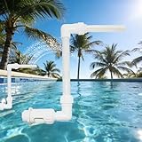 Pool Wasserfall Brunnen Verstellbarer Wasserstrahl Richtungsverstellbarer Kleiner Schwimmbadbrunnen für Pools
