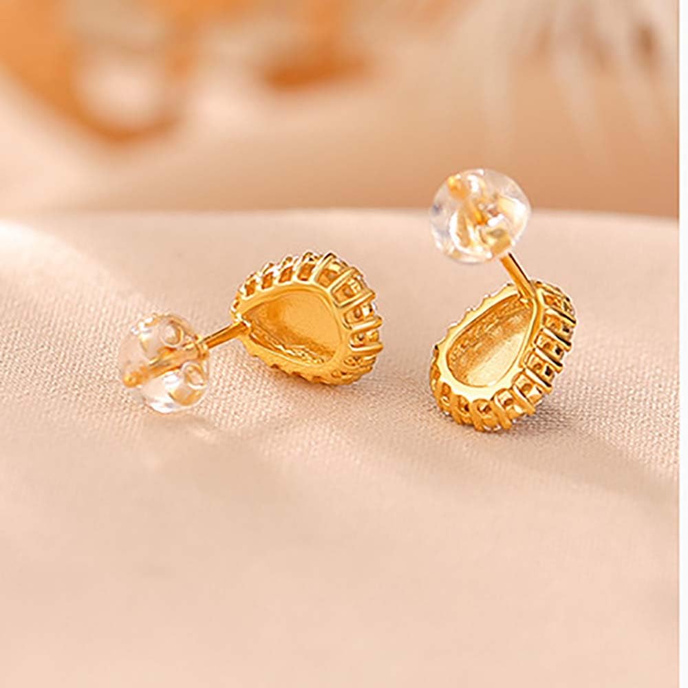 HMJGDHX Pendientes/Anillo de Serpiente de Plata Delicada, Pendientes de aro chapados en Goteo, Anillo pequeño Minimalista, joyería de Serpiente