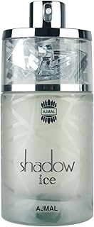 Ajmal Shadow Ice Eau de Parfum 3.4 oz / 100 ml – Fresh Long-Lasting Unisex Perfume | Citrus, Neroli, Jasmine, Musk & Sandalwood | Premium Summer Fragrance from Dubai
