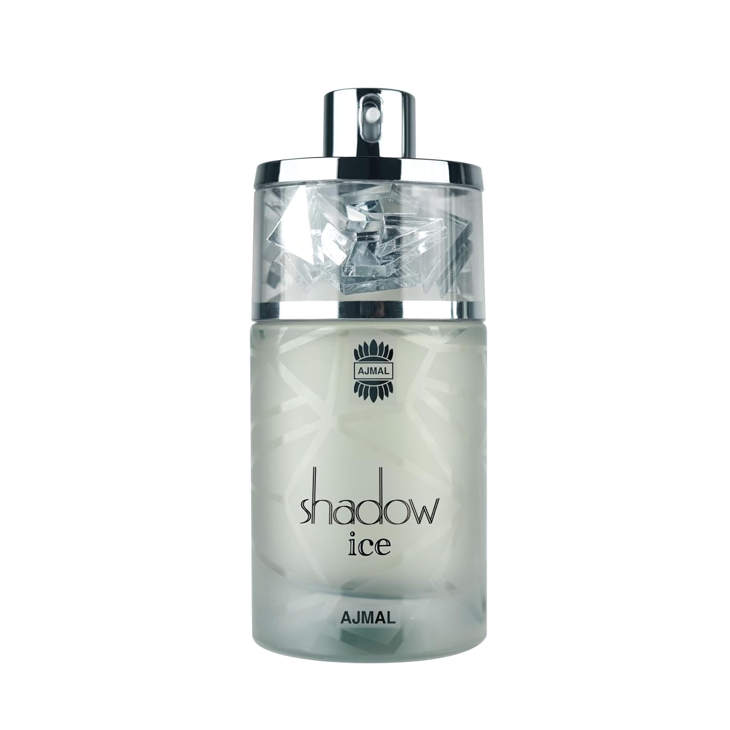 Ajmal Shadow Ice Eau de Parfum 3.4 oz / 100 ml – Fresh Long-Lasting Unisex Perfume | Citrus, Neroli, Jasmine, Musk & Sandalwood | Premium Summer Fragrance from Dubai
