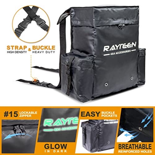 Image of Sturdy PVC Made 23Gallons /88L Spare Tire Trash Bag for Camping Spare Tire Storage Bag Waterproof Spare Tire Bag Spare Tire Gear Bag Trasharoo for Camping Offroad, Snow Rain Sand Friendly