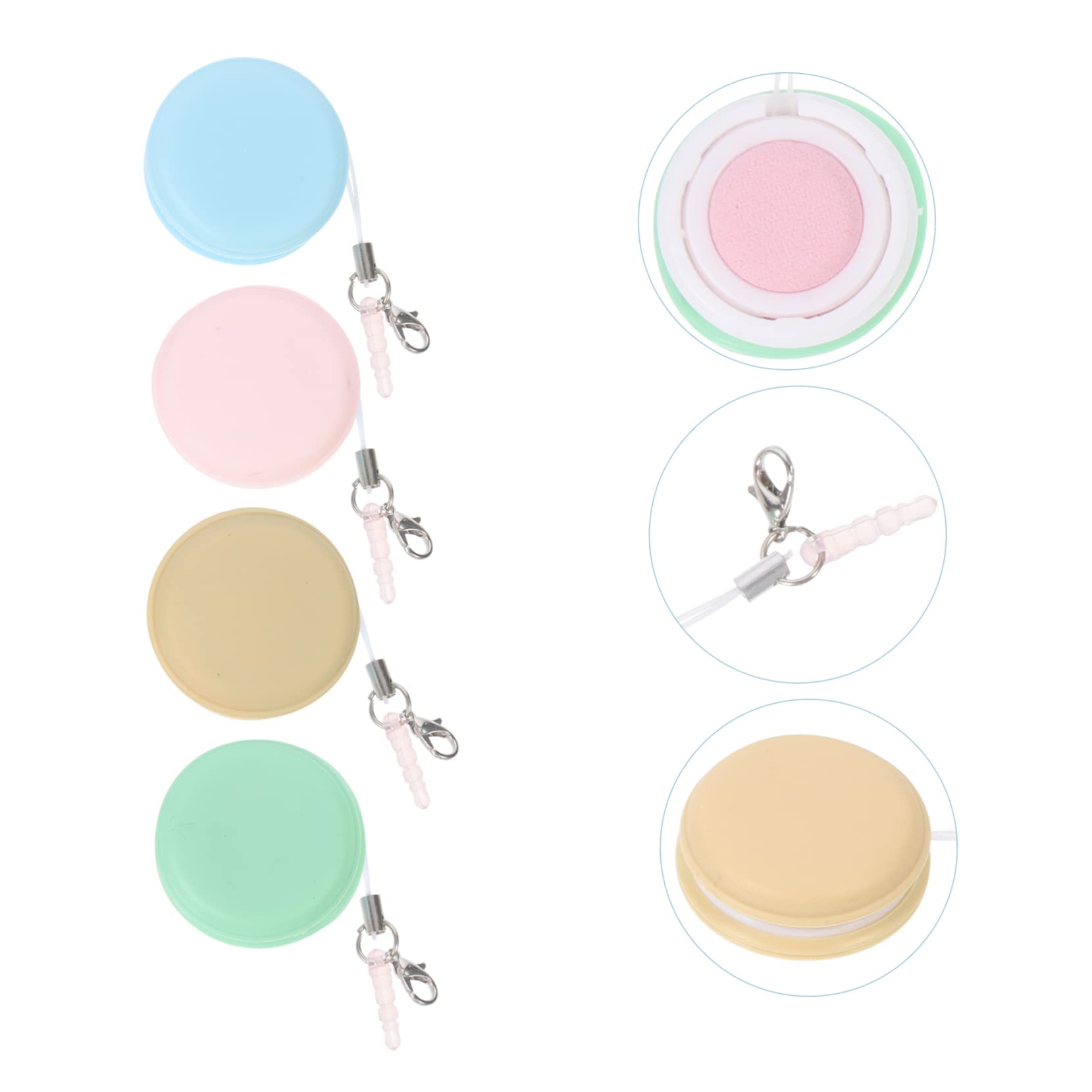 Mikikit 40pezzi Salviettine Pulenti Per Schermi Smartphone Macaron Con Laccetto Pulisci Facile Lint Per